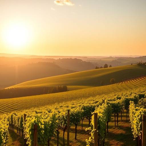 Un vignoble en Bourgogne, France